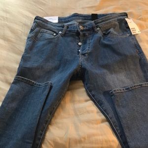 H&M skinny blue jeans